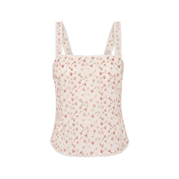 Charlotte Top in Watercolour Floral