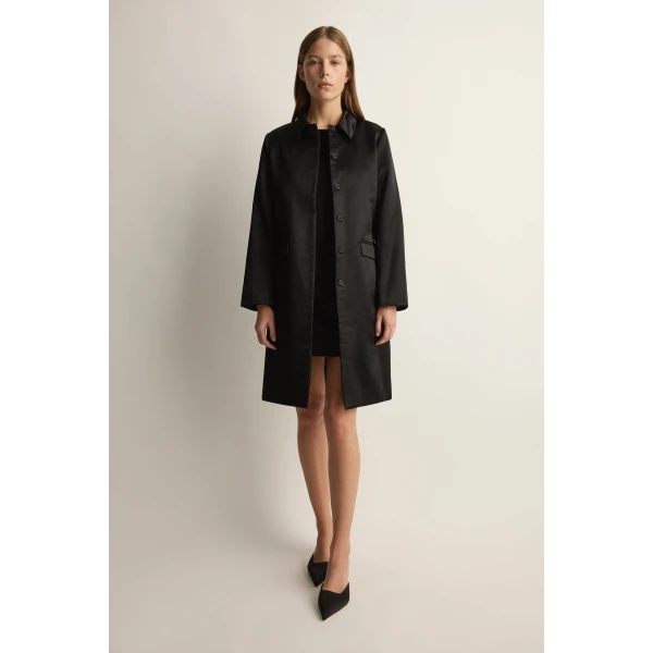 Posse Chester Coat in Black | Coats | Luxury Shoes , view 3