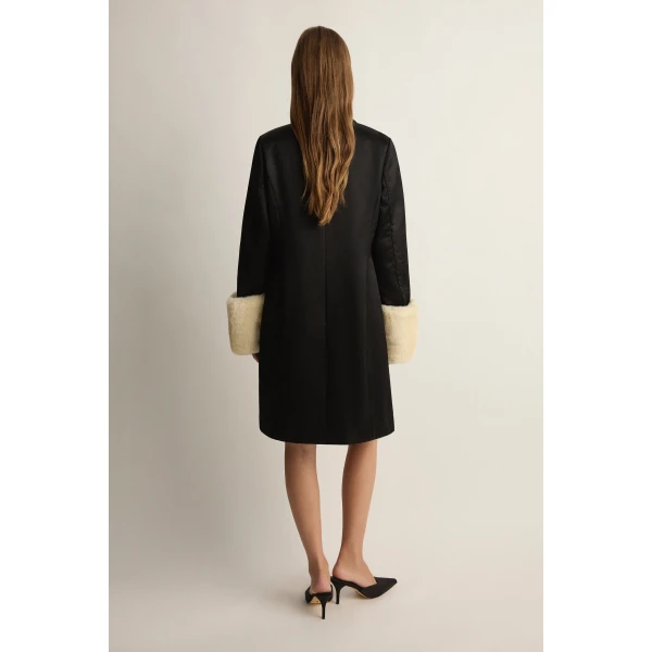 Posse Chester Coat in Black | Coats | Luxury Shoes , view 6