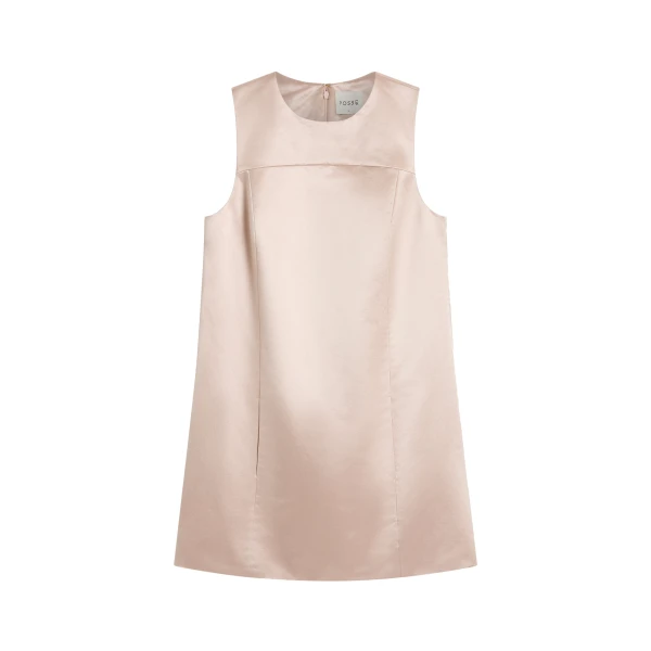 Chester Mini Dress in Powder Pink