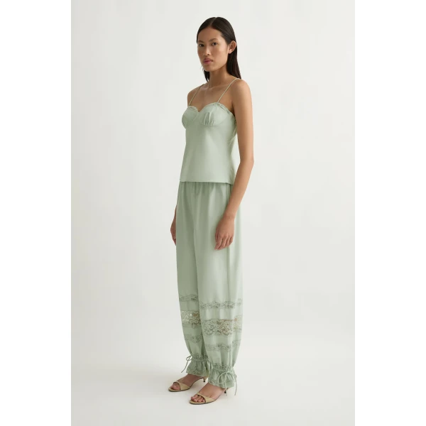 Posse Cleo Cami in Seafoam | Camisoles | Luxury Shoes , view 4
