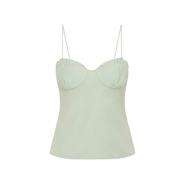 Posse Cleo Cami in Seafoam | Camisoles | Luxury Shoes 
