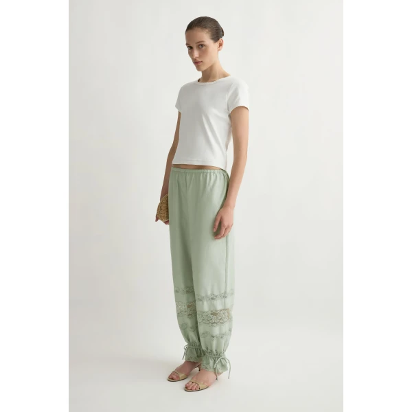 Posse Cleo Pant in Seafoam | Pants | Luxury Shoes , view 2