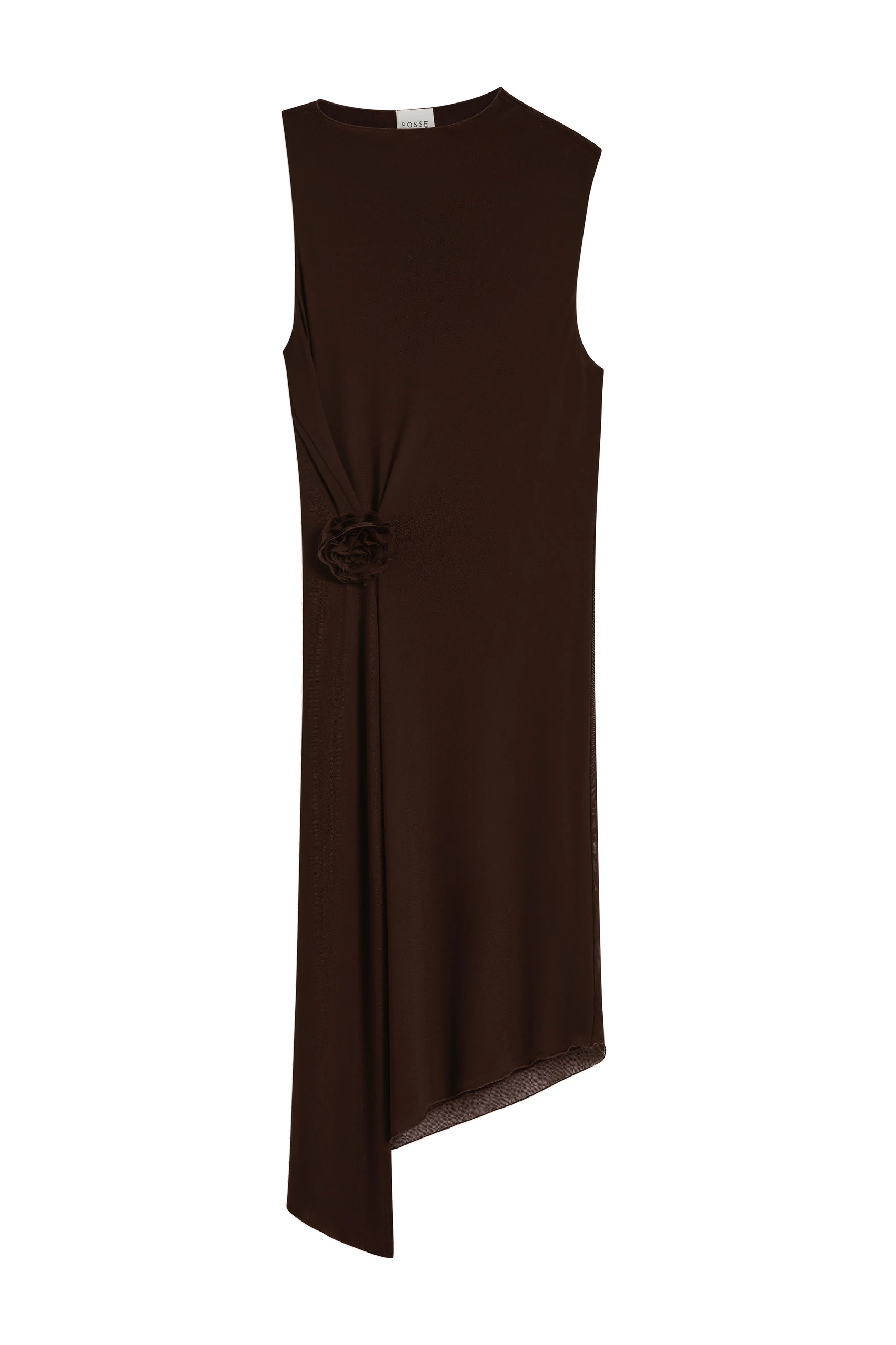 Posse Cynthia Dress in Chocolate Posse Cynthia Dress in Chocolate | Midi Dresses | Luxury Shoes