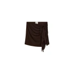 Posse Cynthia Skirt in Chocolate | Midi Skirts | Luxury Shoes 