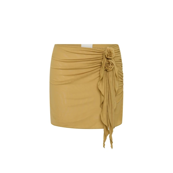 Cynthia Skirt in Rattan