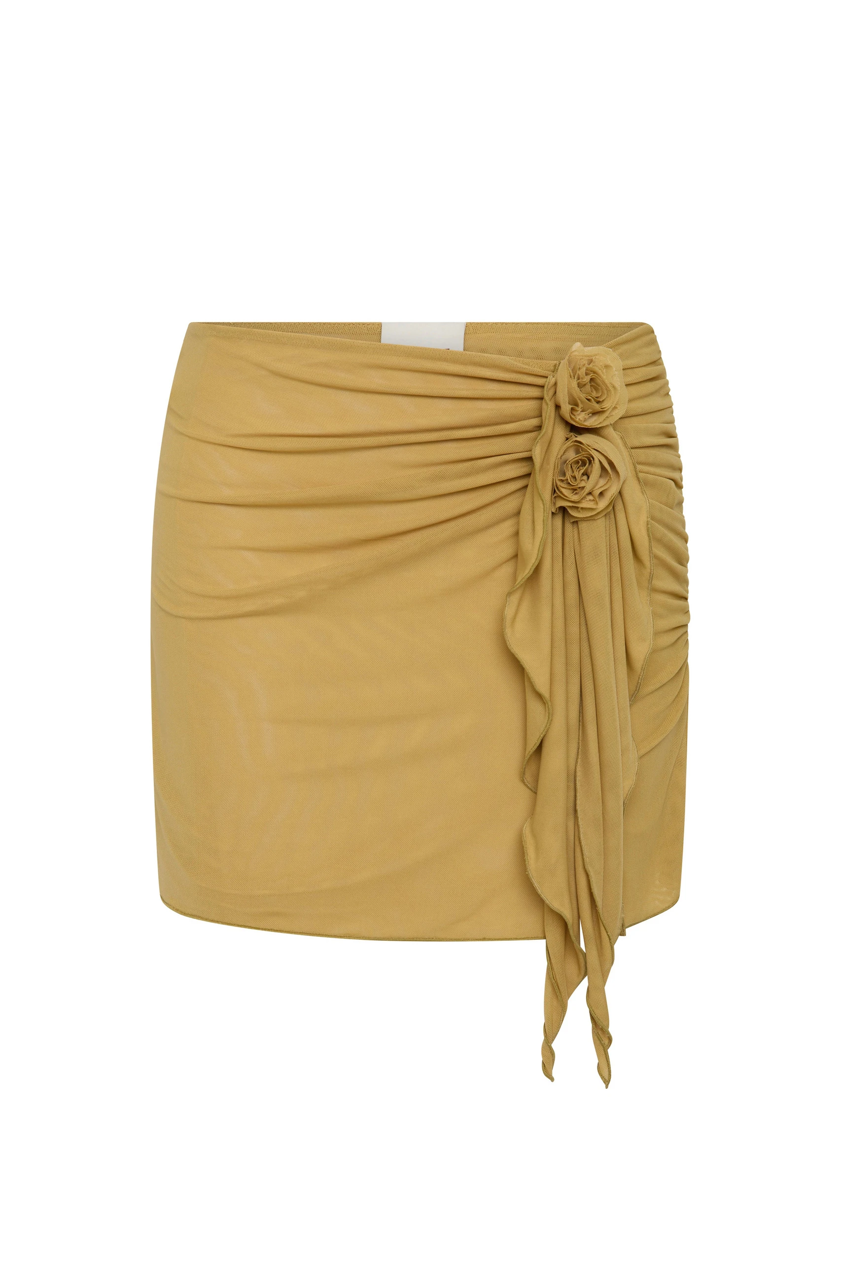 Posse Cynthia Skirt in Rattan Posse Cynthia Skirt in Rattan | Midi Skirts | Luxury Shoes