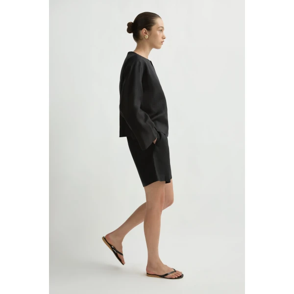 Posse Dakota Blouse in Black | Blouse | Luxury Shoes , view 3