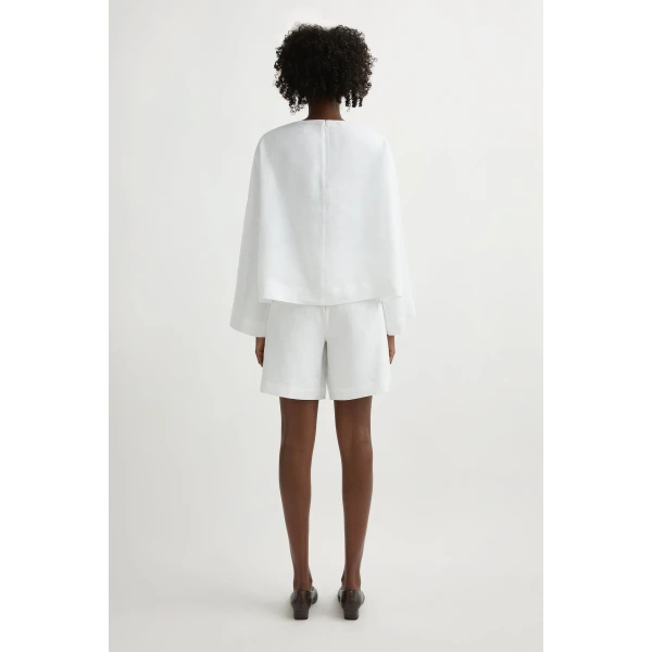 Posse Dakota Blouse in Ivory | Blouse | Luxury Shoes , view 4