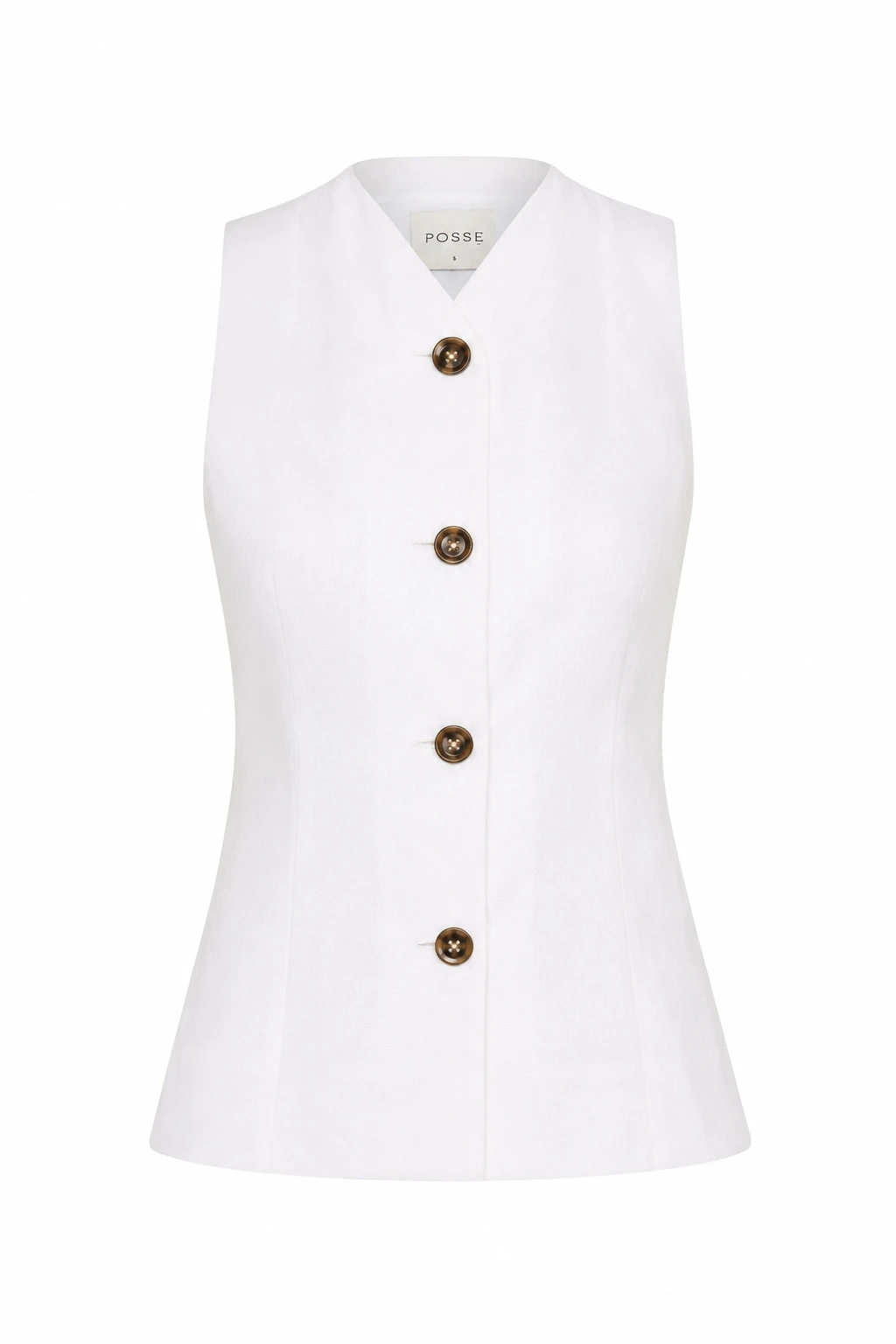 Posse Dakota Vest in Ivory Posse Dakota Vest in Ivory | Vests | Luxury Shoes