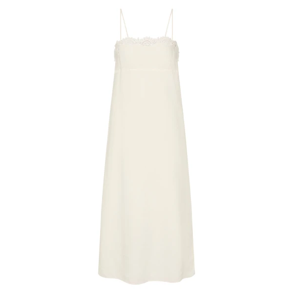 Posse Darya Dress in Cream | Midi Dresses | Luxury Shoes 