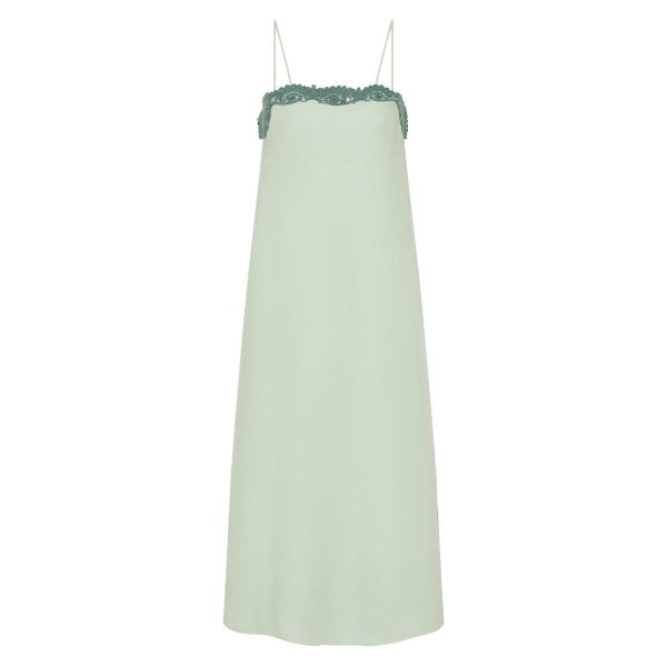 Posse Darya Dress in Green | Midi Dresses | Luxury Shoes 