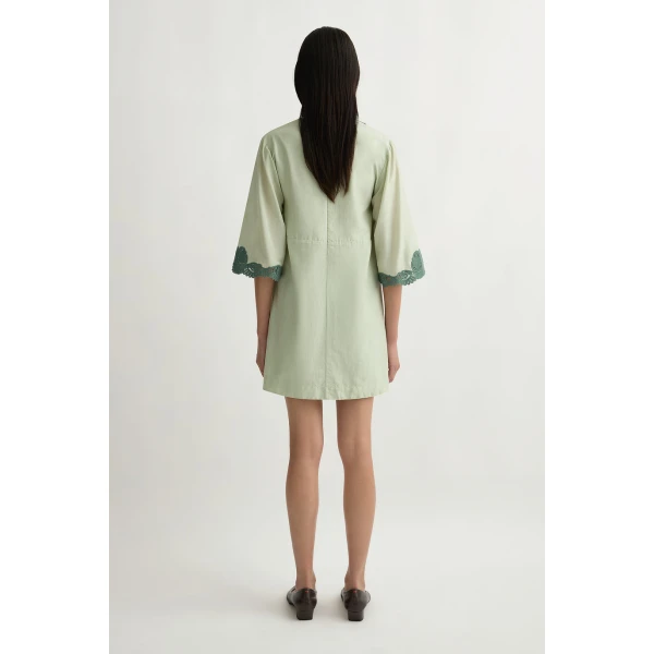 Posse Darya Kaftan in Green | kaftan | Luxury Shoes , view 6
