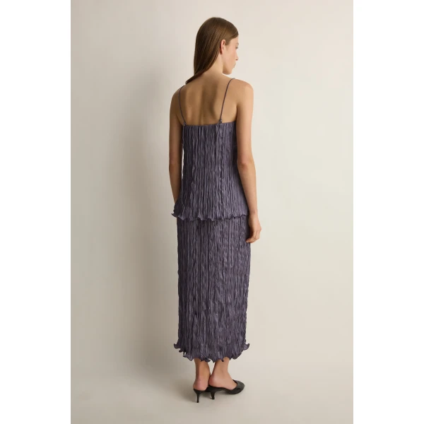 Posse Esme Skirt in Dusk | Midi Skirts | Luxury Shoes , view 4