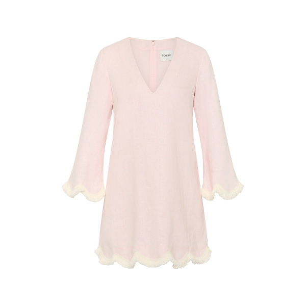 Posse Essie Kaftan in Soft Pink | kaftan | Luxury Shoes 