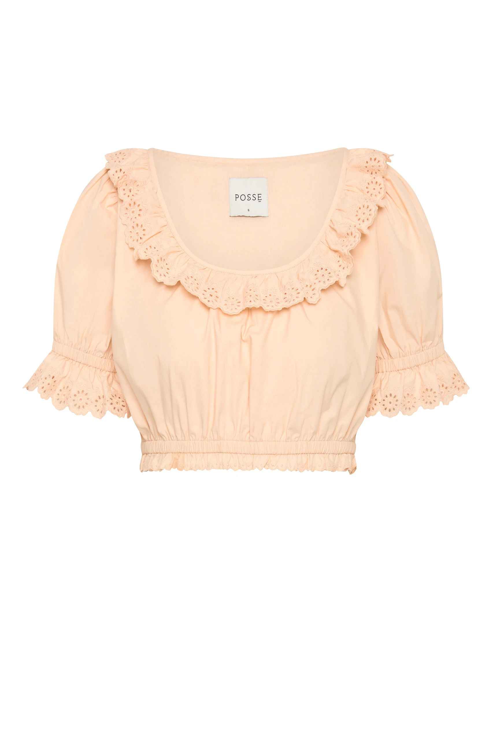 Posse Ezra Crop Top in Peach Sorbet Posse Ezra Crop Top in Peach Sorbet | Tops | Luxury Shoes
