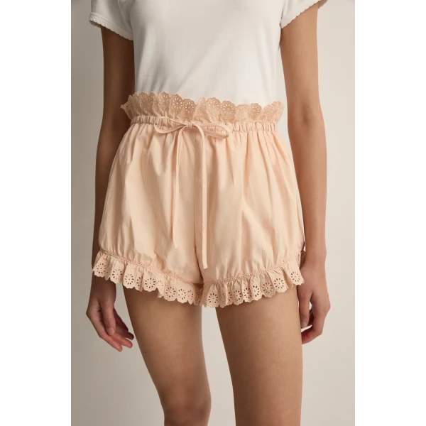 Posse Ezra Short in Peach Sorbet | Shorts | Luxury Shoes , view 3