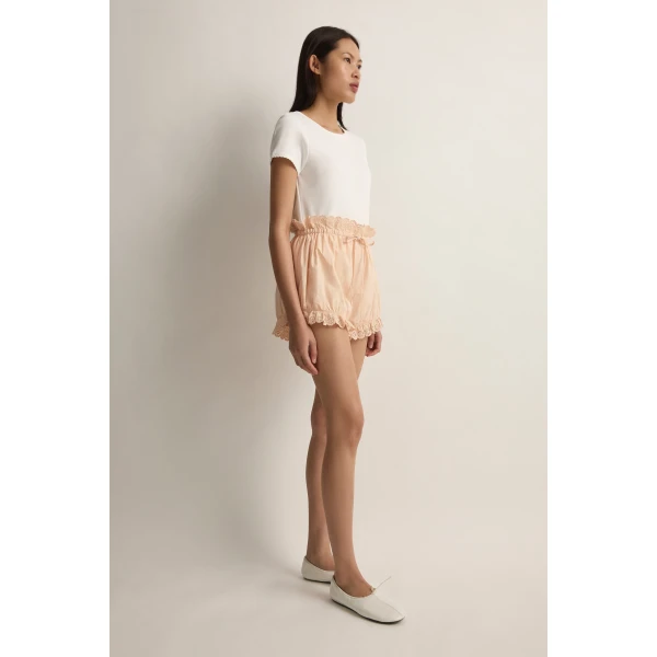 Posse Ezra Short in Peach Sorbet | Shorts | Luxury Shoes , view 4