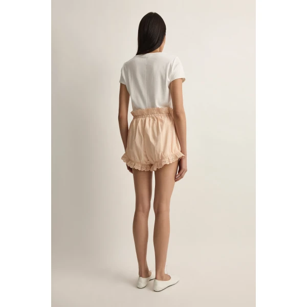 Posse Ezra Short in Peach Sorbet | Shorts | Luxury Shoes , view 5