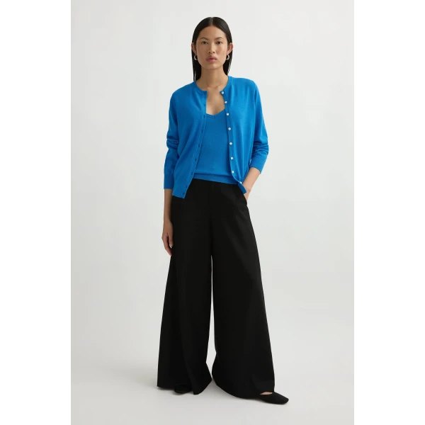 Posse Finn Cardigan in Bright Blue | Cardigan | Luxury Shoes , view 2