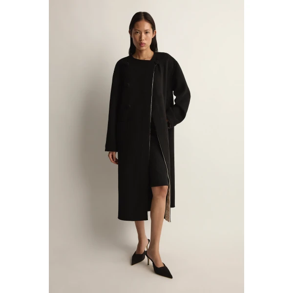 Posse Florian Coat in Black | Coats | Luxury Shoes , view 5