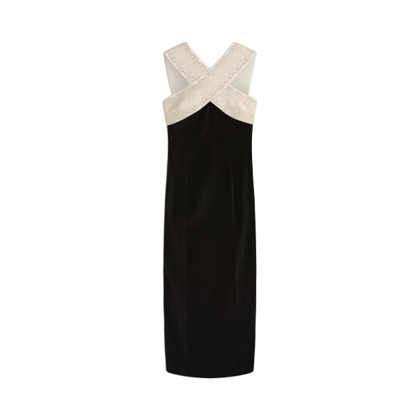 Posse Florian Dress in Black | Midi Dresses | Luxury Shoes 