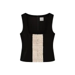 Posse Florian Top in Black | Tops | Luxury Shoes 