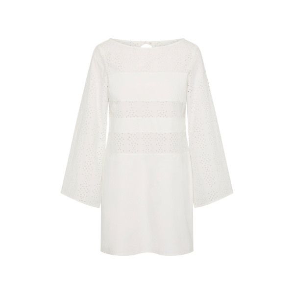 Posse Harriet Dress in Vintage White | Midi Dresses | Luxury Shoes 