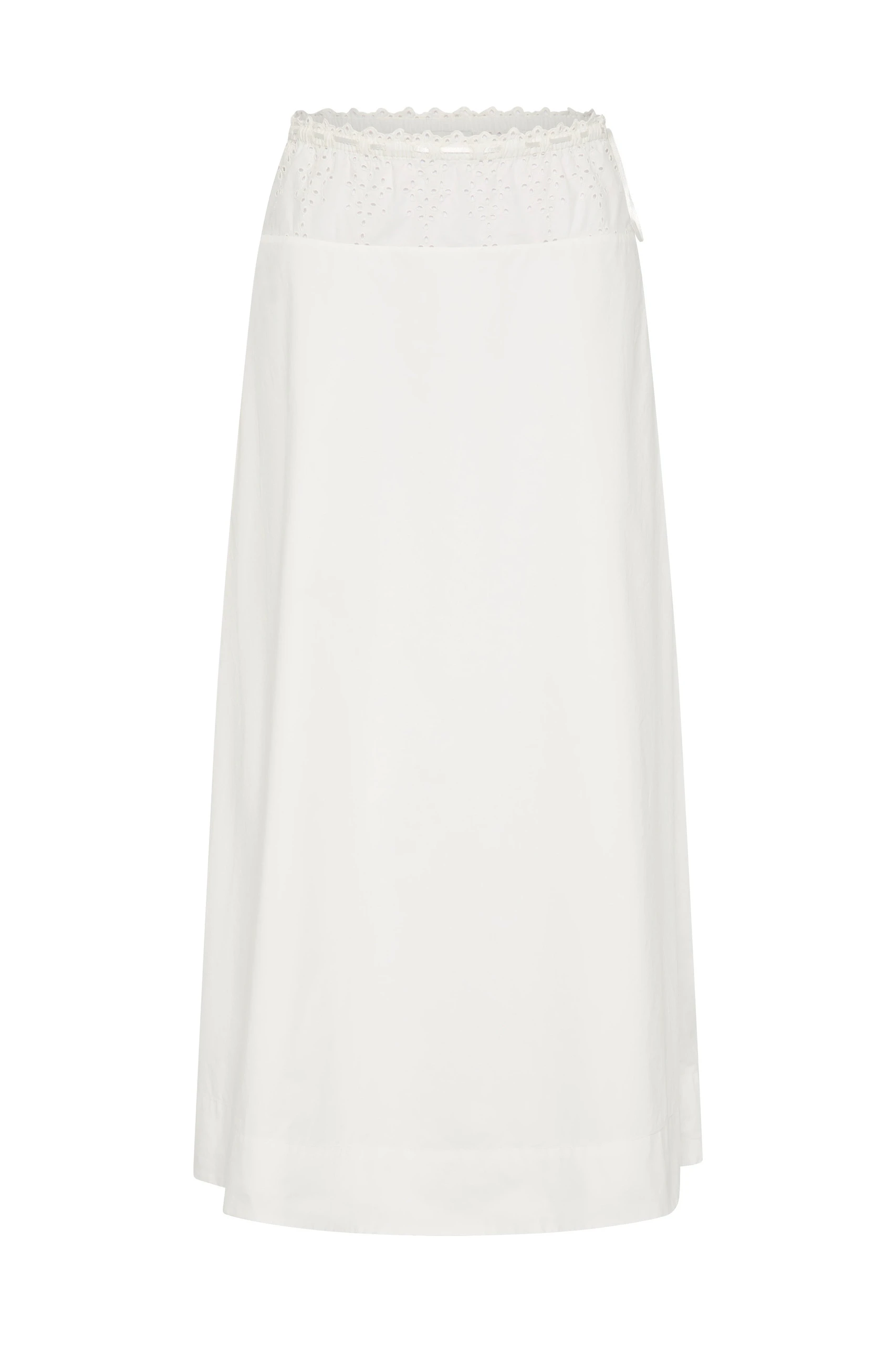Posse Harriet Skirt in Vintage White Posse Harriet Skirt in Vintage White | Midi Skirts | Luxury Shoes