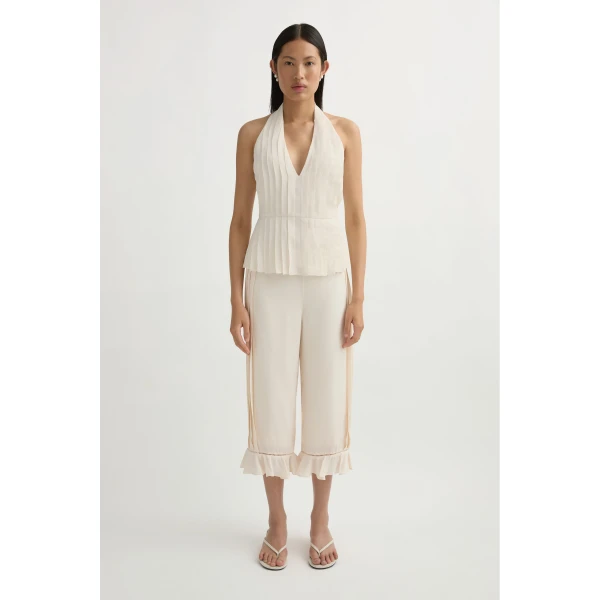 Posse Jane Pant in Peach Sorbet | Pants | Luxury Shoes , view 3
