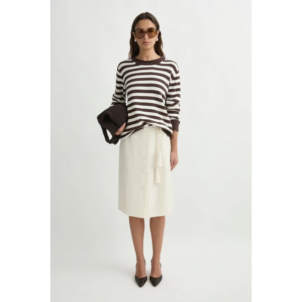 Posse Lara Jumper in Stripe | Sweaters | Luxury Shoes , view 3