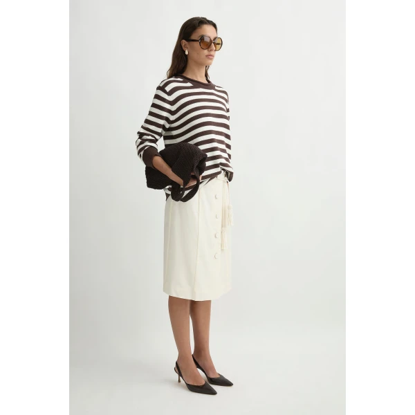 Posse Lara Jumper in Stripe | Sweaters | Luxury Shoes , view 4