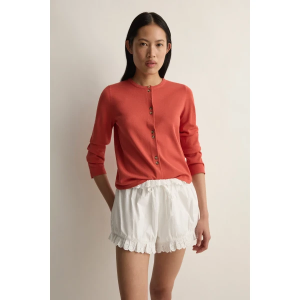 Posse Lexi Cardigan in Apple | Cardigan | Luxury Shoes , view 2