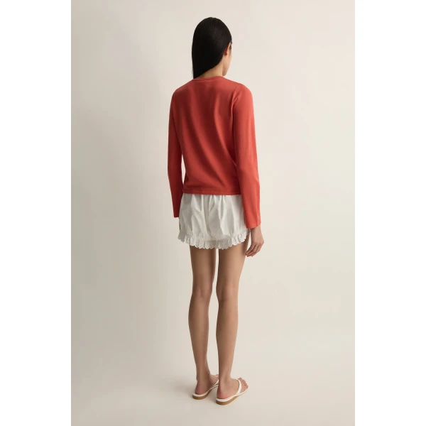 Posse Lexi Cardigan in Apple | Cardigan | Luxury Shoes , view 5