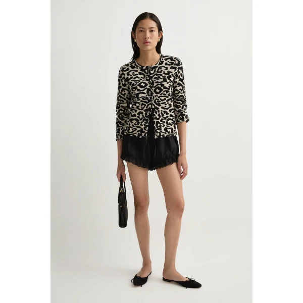 Posse Lexi Cardigan in Leopard | Cardigan | Luxury Shoes , view 3