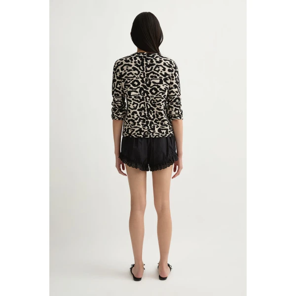 Posse Lexi Cardigan in Leopard | Cardigan | Luxury Shoes , view 5