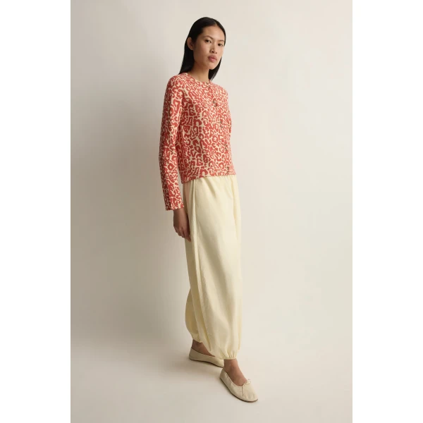 Posse Lexi Cardigan in Red Leopard | Cardigan | Luxury Shoes , view 4