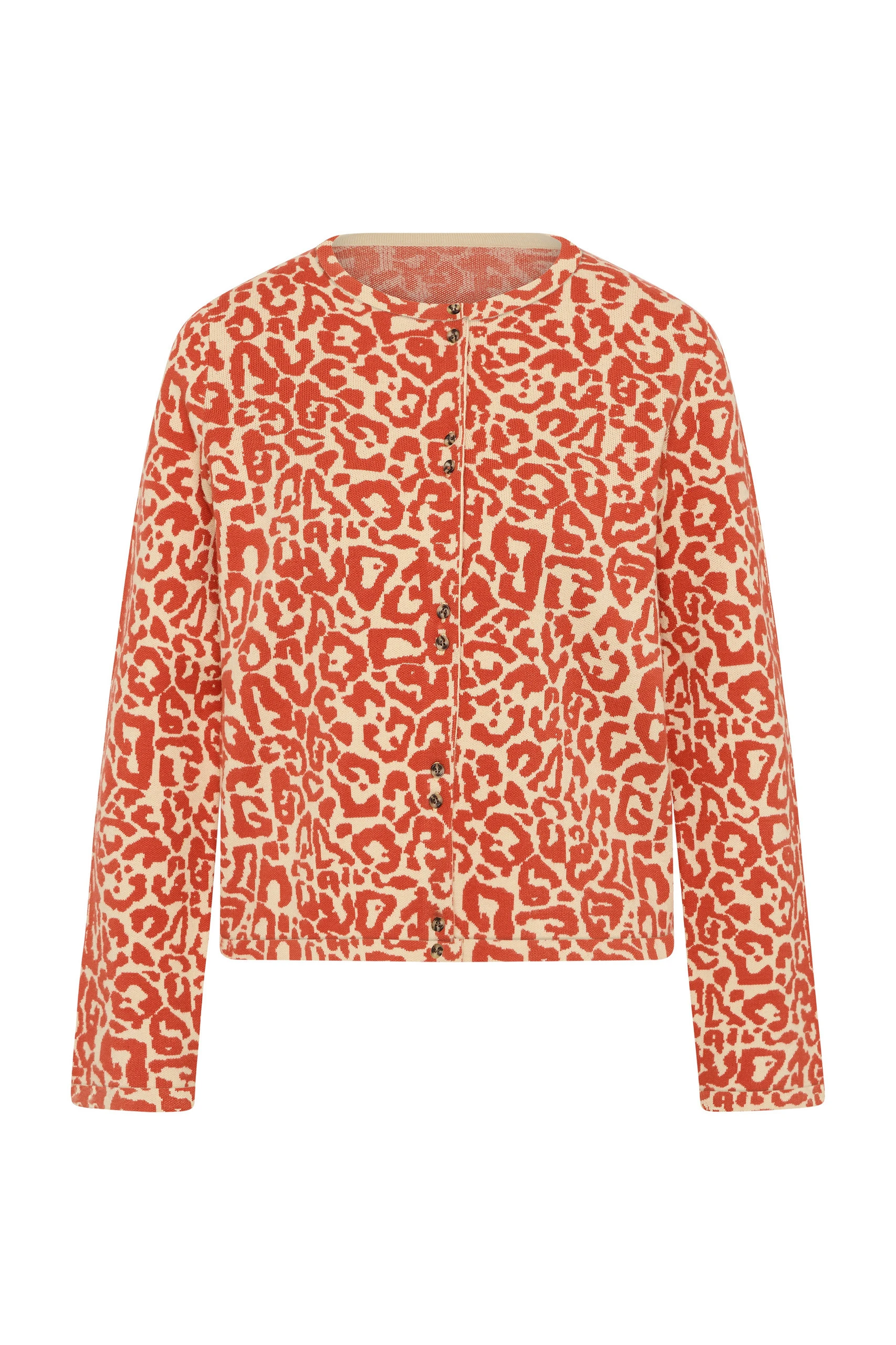 Posse Lexi Cardigan in Red Leopard Posse Lexi Cardigan in Red Leopard | Cardigan | Luxury Shoes