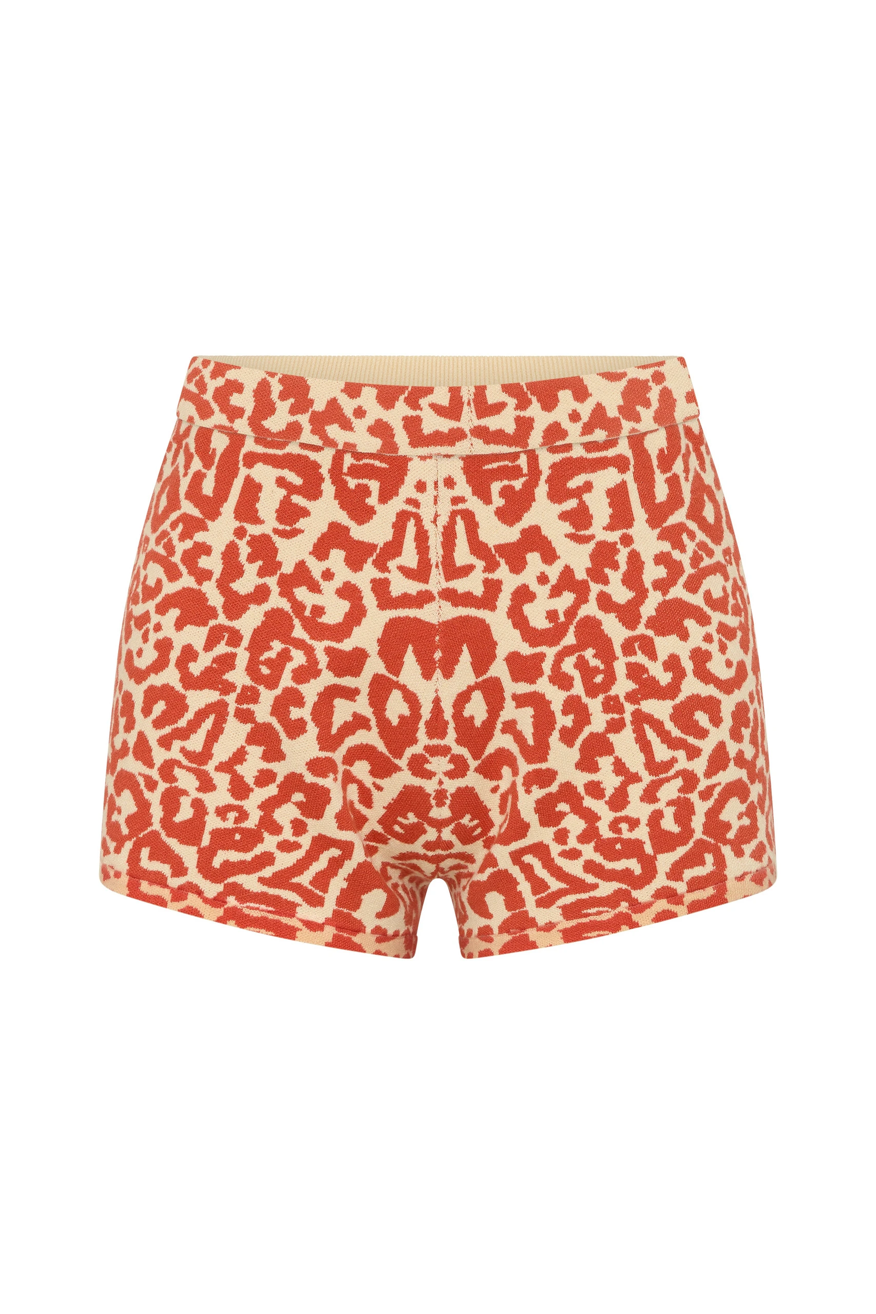 Posse Lexi Short in Red Leopard Posse Lexi Short in Red Leopard | Shorts | Luxury Shoes