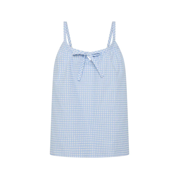 Lila Cami in Blue Gingham