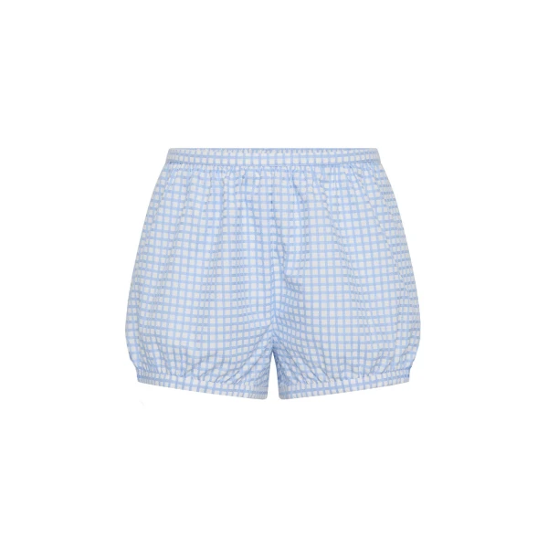 Posse Lila Short in Blue Gingham | Shorts | Luxury Shoes 