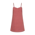 Posse Lindie Mini Dress in Rose Gingham | Mini Dresses | Luxury Shoes 
