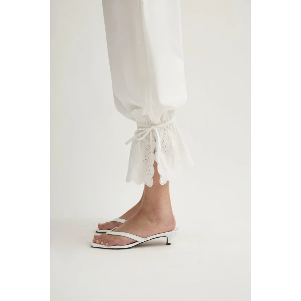 Posse Lois Pant in Vintage White | Pants | Luxury Shoes , view 4