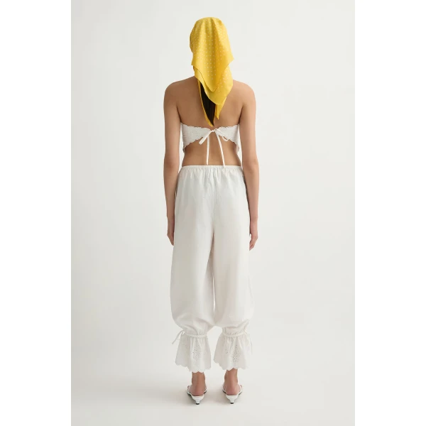 Posse Lois Pant in Vintage White | Pants | Luxury Shoes , view 5