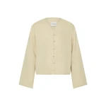 Posse Lucia Long Sleeve Blouse in Biscotti | Blouse | Luxury Shoes 