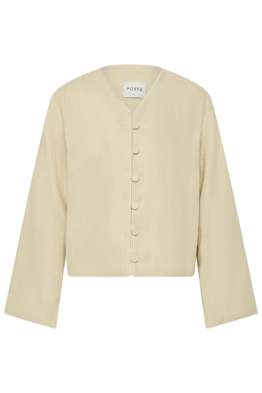 Posse Lucia Long Sleeve Blouse in Biscotti Posse Lucia Long Sleeve Blouse in Biscotti | Blouse | Luxury Shoes