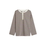 Posse Maeve Long Sleeve Top in Lilac Sage Stripe | Long Sleeve | Luxury Shoes 