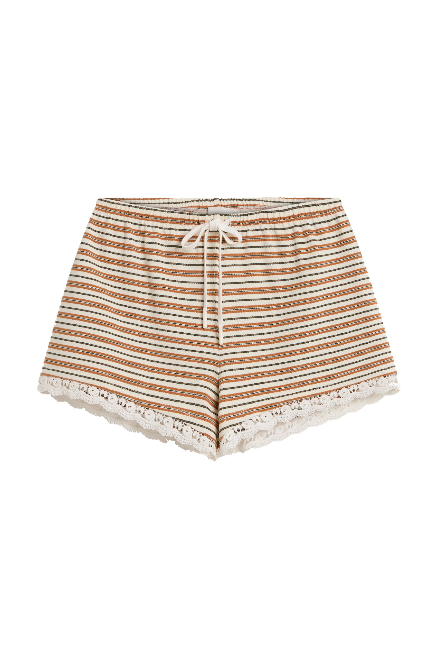 Posse Maeve Short in Toffee Stripe Posse Maeve Short in Toffee Stripe | Shorts | Luxury Shoes