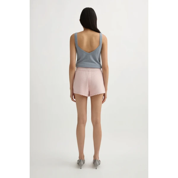 Posse Maisie Short in Soft Pink | Shorts | Luxury Shoes , view 5