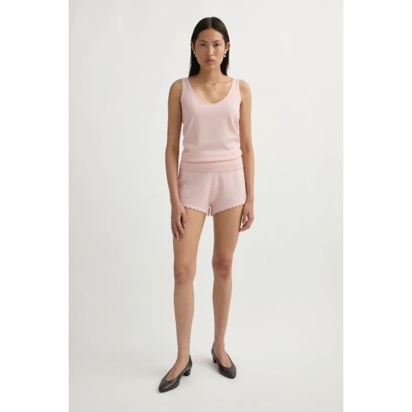 Posse Maisie Tank in Soft Pink | Sleeveless | Luxury Shoes , view 3